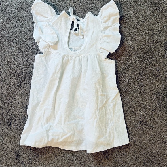 Linen Ruffle Dress - Picture 6 of 7